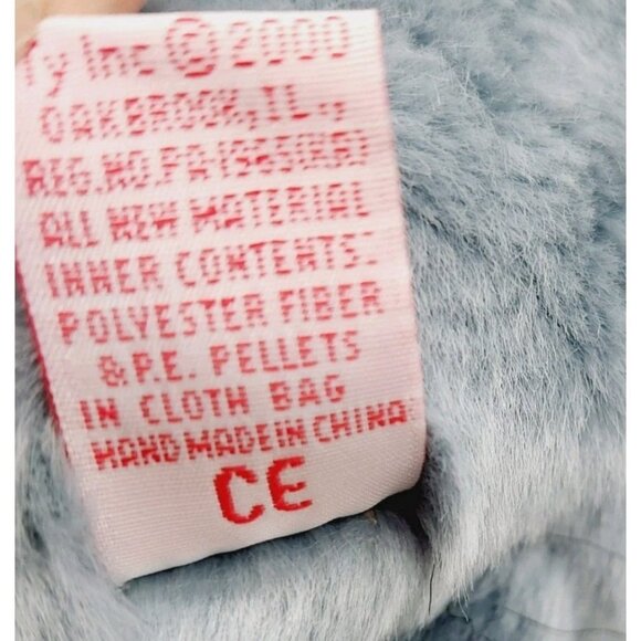 TY Lefty the Donkey Beanie Buddy 12" Plush Stuffed Animal 2000 - Picture 9 of 9